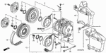 38773PJ7003 - Body/Air Conditioning: CLIP, WIRE HARNESS for Honda Image