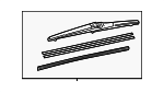 8524278010 - Body: Wiper Blade for Lexus: NX250, NX350, NX350h, NX450h+, RX350L, RX450hL, UX200, UX250h, UX300h Image