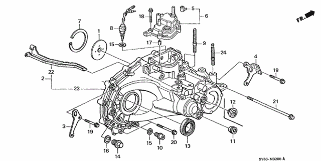 MT Transmission Housing for 1998 Acura CL #0