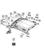 6RG19DX9AB - Interior Trim: Headliner for Mopar Image image