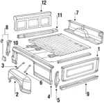 EOTZ16313C - Body: Fender for Ford: F-150, F-250, F-350 Image