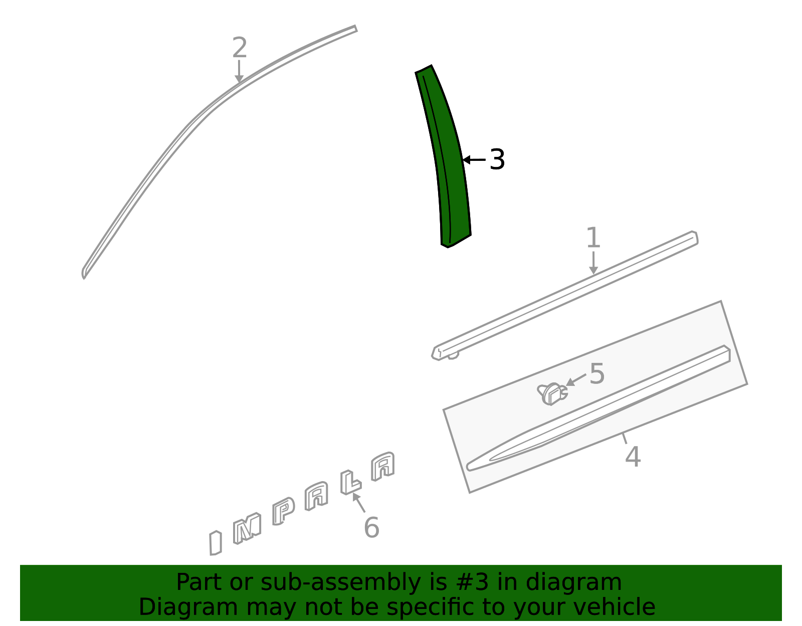 Door Applique - Exterior Accent Trim OEM | AutoNation Parts