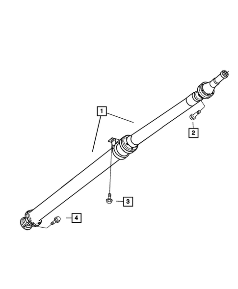 Rear Axle for 2001 Dodge Caravan #0