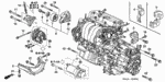 18121PNB900 - Engine: COVER, EX. MANIFOLD SIDE for Honda Image