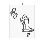 15301RN0A00 - Engine: Oil Filter Housing for Honda: Accord, Accord Crosstour, Crosstour, Pilot Image