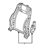 4G8881516A - Body: Seat Back Frame for Audi Image
