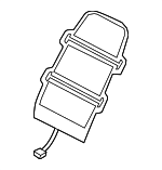 8U0963557A - Body: Seat Back Heater for Audi Image