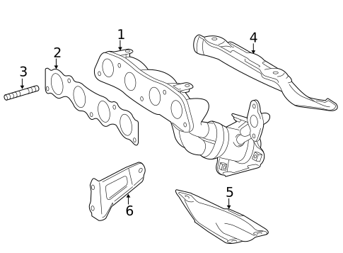 Exhaust Manifold for 2016 Lexus CT200h #0