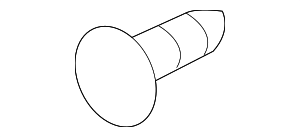 155305131 - Body: Wheelhouse Liner Clip for Nissan: 370Z, Altima, ARIYA, Armada, Frontier, GT-R, Kicks, Kicks Play, LEAF, Maxima, Micra, Murano, NV200, Pathfinder, Qashqai, Quest, Rogue, Rogue Sport, Sentra, TITAN, TITAN XD, Versa, Z Image