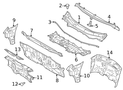 Cowl for 2016 Nissan Quest #0