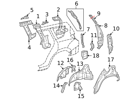 Inner Structure for 2009 Toyota RAV4 #0