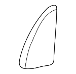 15996264 - Body: Upper Trim for Cadillac: Escalade | Chevrolet: C1500, C2500, C3500, K1500 Pickup, K2500 Pickup, K3500 Pickup, Tahoe | GMC: C1500 Pickup, C2500 Pickup, C3500 Pickup, K1500 Pickup, K2500 Pickup, K3500 Pickup, Yukon Image