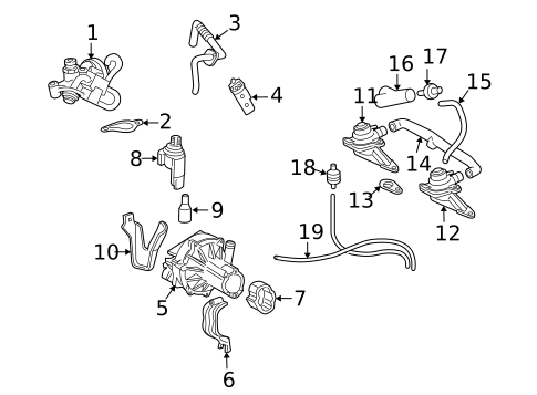 Vacuum System for 2007 Mercedes-Benz ML500 #0