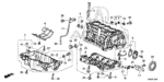 110005A2810 - Engine: BLOCK ASSY., CYLINDER (DOT) for Acura Image