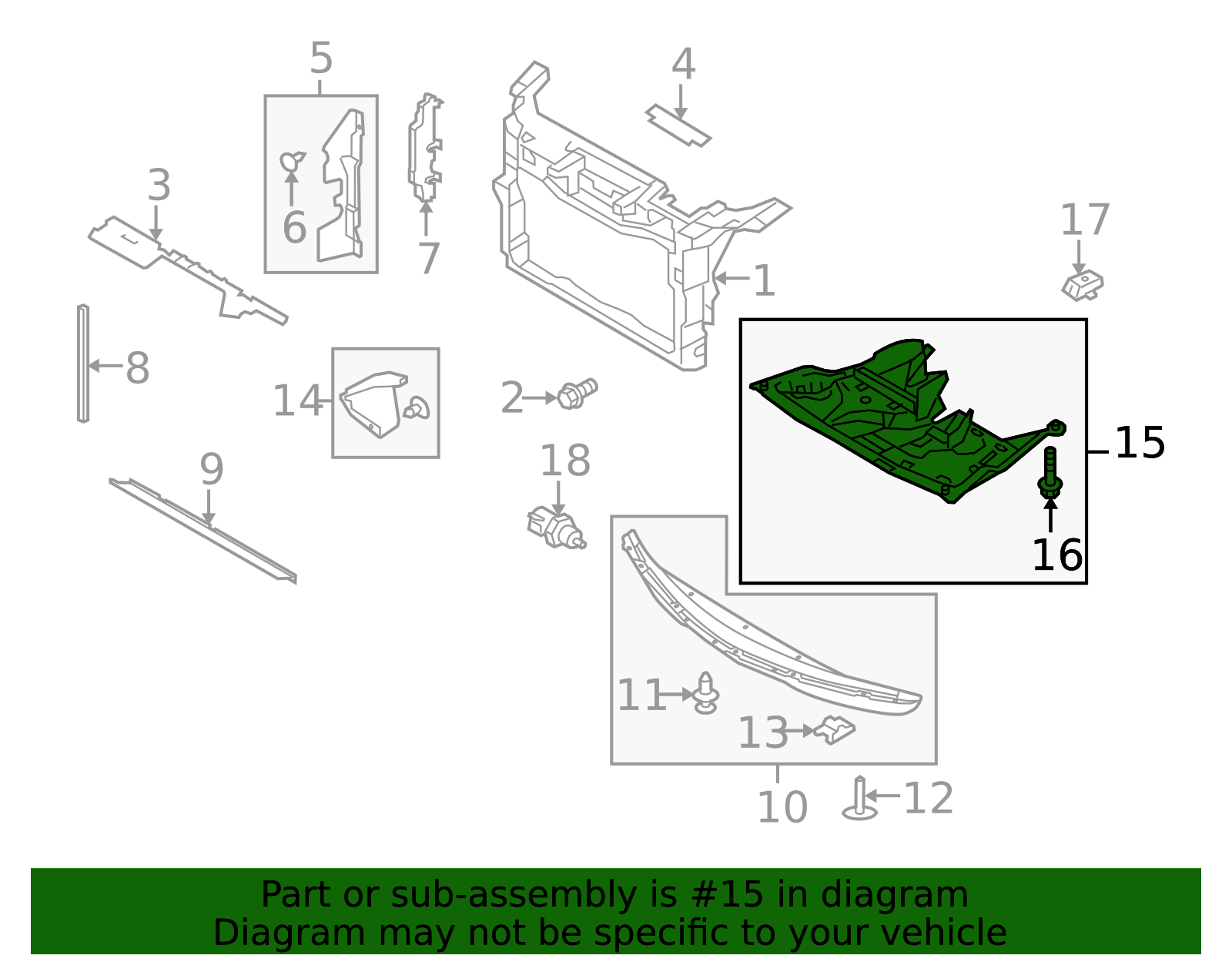 DA8Z-9910494-B - 2013-2019 Ford - Under Cover | My Ford Parts