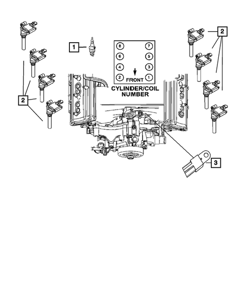 Ignition - Spark Plugs, Cables, Coils, and Glow Plugs for 2014 Dodge Challenger #0
