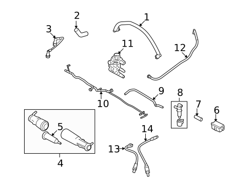 Crankcase Ventilation System for 2008 Ford Explorer Sport Trac #0