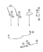 6ZZ66NRVAA - Electrical: Base Cable And Bracket Antenna for Mopar Image