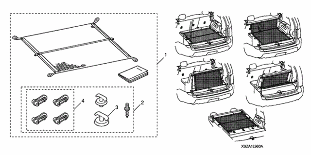 Advance Cargo Net for 2013 Honda Pilot #0
