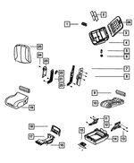 LATCHING - HINGE 68057607AB