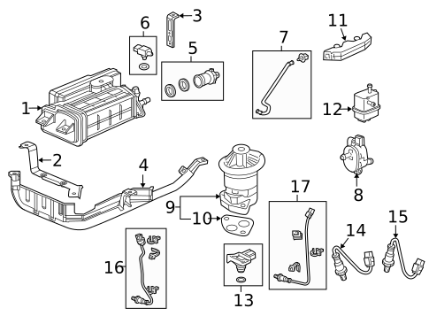 EGR System for 2017 Acura RDX #0