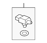 37940SNAA01 - Emission System: Pressure Sensor for Acura Image