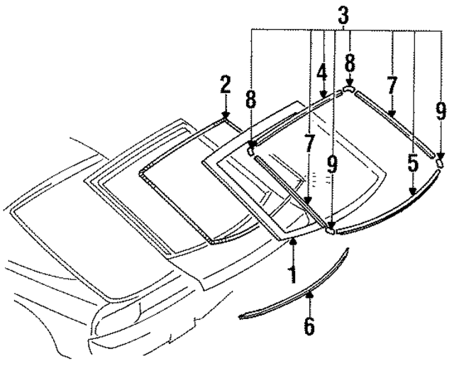 9035052F20 - : Reveal Molding for Nissan Image