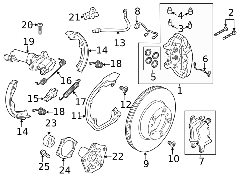 Rear Brakes for 2023 Porsche Taycan #1
