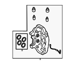9J1615423AD - : Caliper for Porsche: Taycan Image