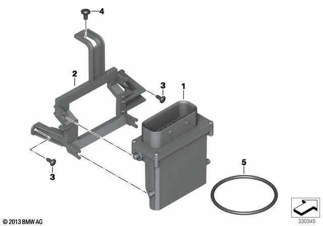 61358534815 - : Control Unit Esa for BMW-Motorrad Image