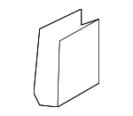 4F0857441 - Body: Glove Box Assembly Spacer for Audi: A4, A4 Quattro, A5, A5 Quattro, allroad, RS5, S4, S5 Image