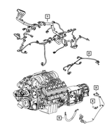 4560232AB - Electrical: Ground Jumper Wiring for Dodge: Durango | Jeep: Grand Cherokee Image