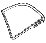 68656258AA - Body: Quarter Glass for Mopar Image