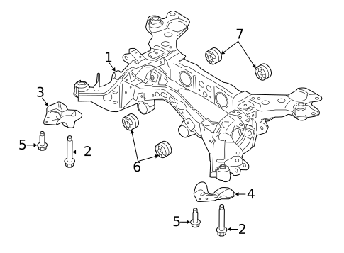 Suspension Mounting for 2018 Lincoln MKX #0
