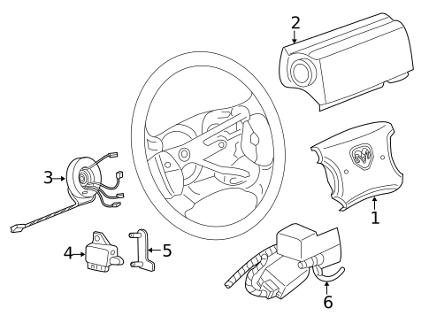 Air Bag Components for 2004 Dodge Dakota #0