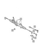 5104094AA - Steering: Power Steering Gear for Dodge: Sprinter 2500 Image