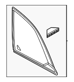 KJK862950A - Body: Quarter Glass for Mazda Image