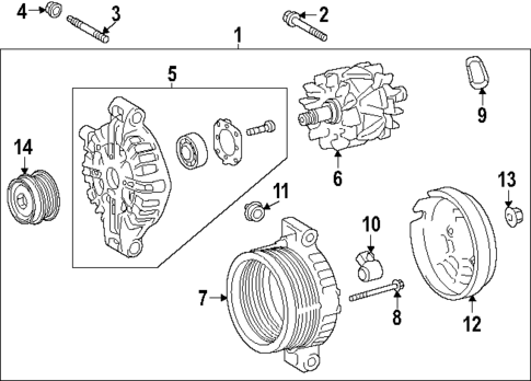 Alternator for 2024 Lexus GX550 #0