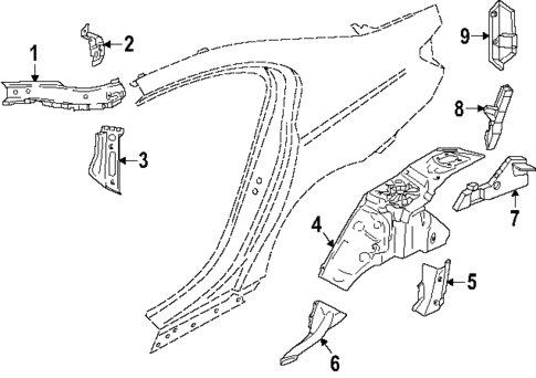 Inner Structure for 2025 BMW 540i xDrive #0