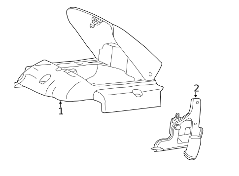 Engine Appearance Cover for 1999 Ford F-250 Super Duty #0