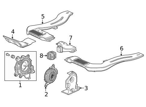 Vent Fan for 2018 Acura MDX #0