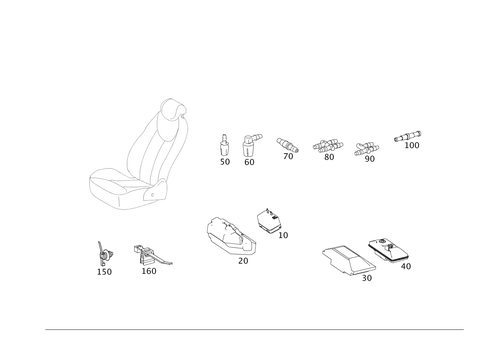 Vacuum Pump and Connector for 2010 Mercedes-Benz SLK300 #0