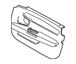 51417333479 - Body: Door Trim Panel for BMW: 740Li, 750i, 750Li, ActiveHybrid 7 Image