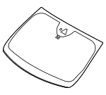 PJ6Z7803100A - Body: Windshield for Ford: Escape Image