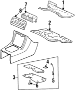77215SS0G00ZA - Body: Lower Cover for Honda: Prelude Image
