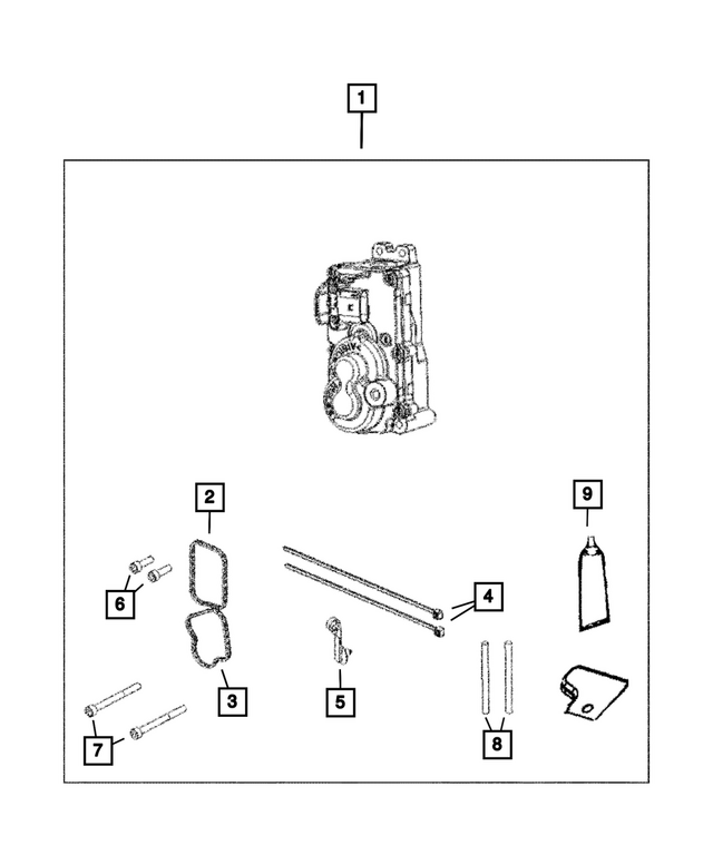 68724478AA - Engine: Turbocharger Actuator Kit for Mopar Image