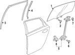 7271030AA11 - Body: Window Regulator for Honda: Accord Image