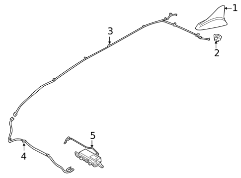 Antenna & Radio for 2018 Hyundai Elantra GT #0