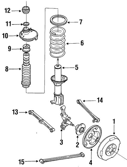 Rear Suspension for 1992 Mazda 323 | OEM Parts Online