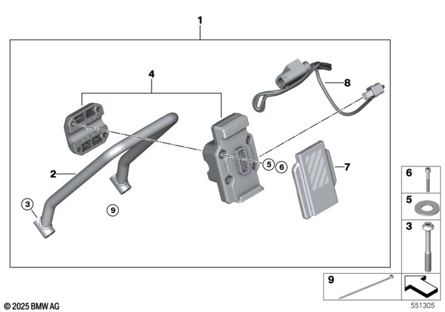 65908396867 - : Navigator Holder for BMW-Motorrad Image